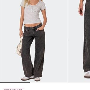 Edikted Raeylnn Low Rise Jeans NWT